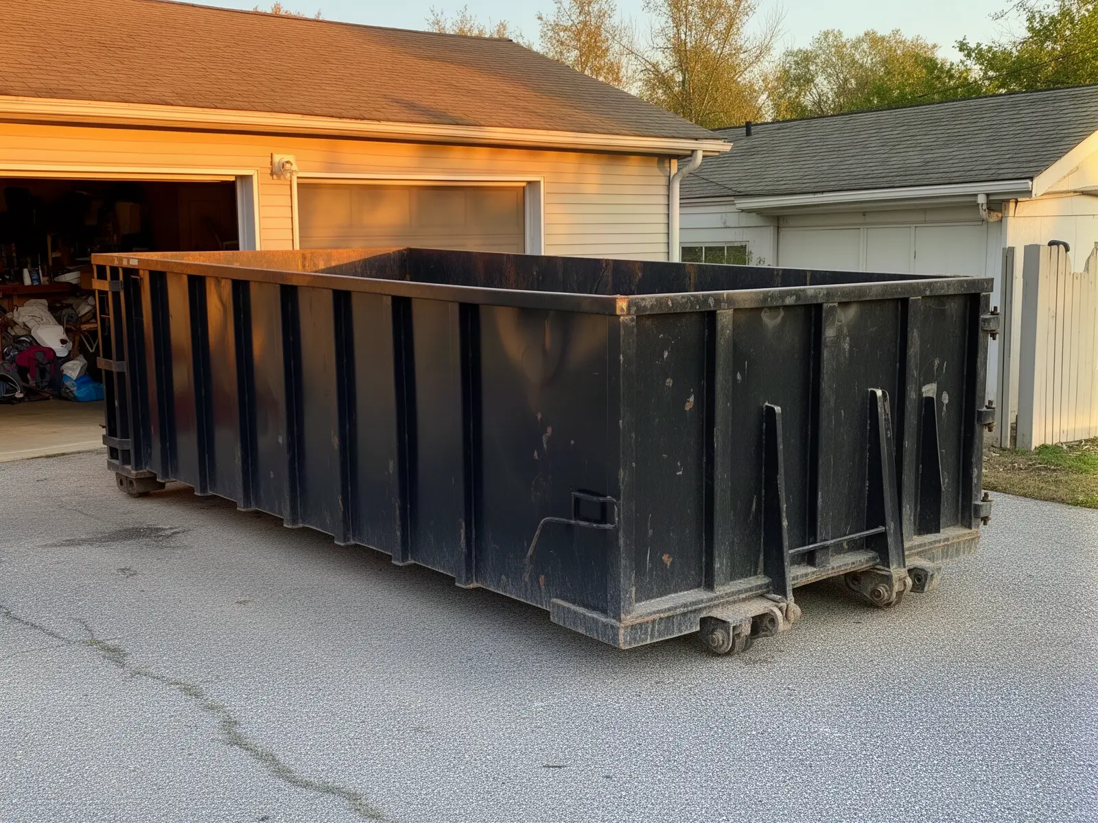 Roll-off dumpster from West Fork Dumpster Rental in Chattanooga, TN